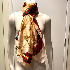 Silk printed scarf